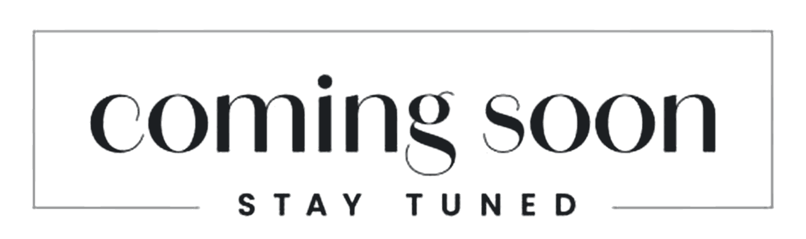 Coming soon. Stay tuned.